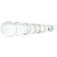 Clarity Elysian Pearls Beaded Glass Dildo