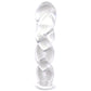 Clarity Seraphic Braid Glass Dildo