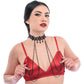 Sex & Mischief Lace Collar with Nipple Ties