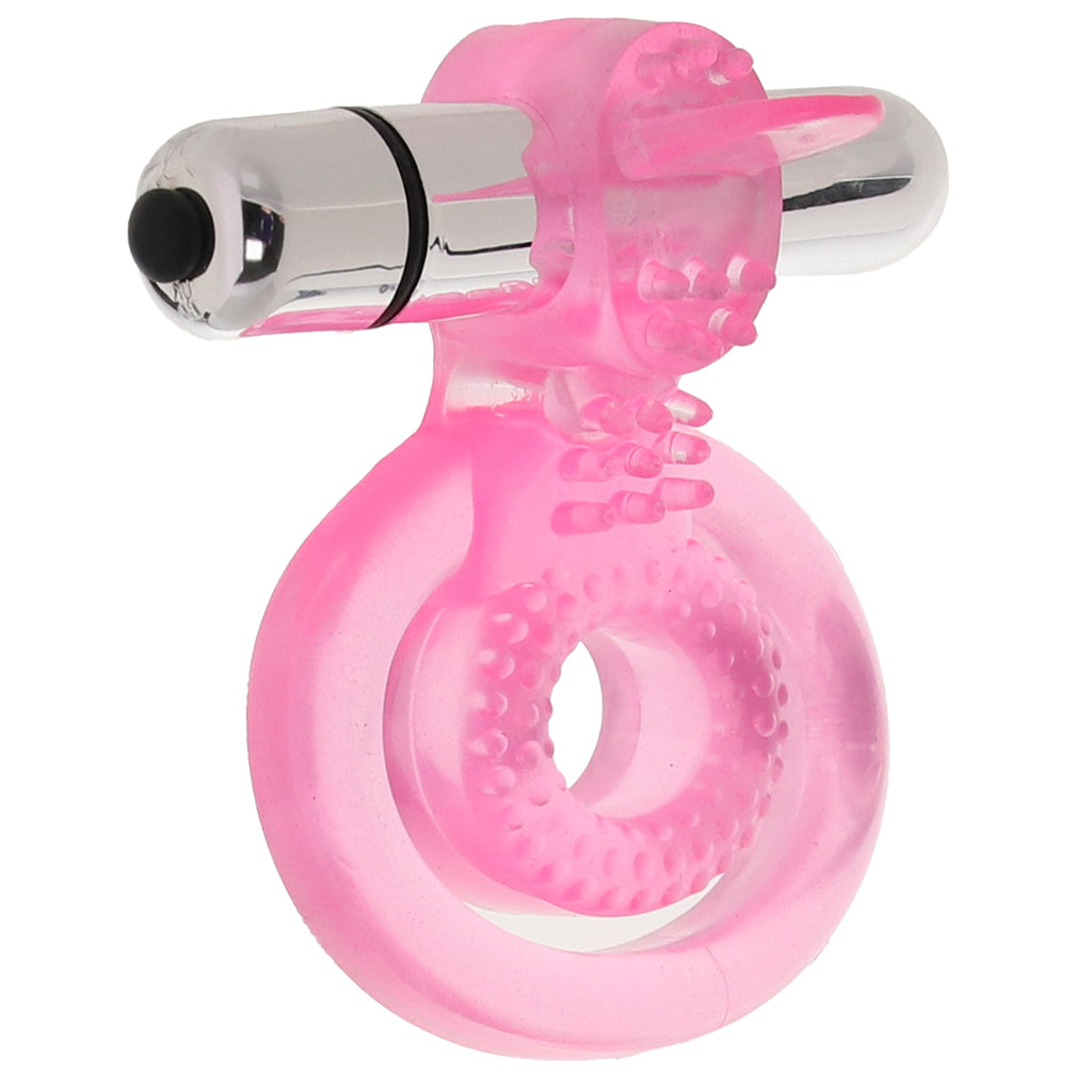 PinkCherry Dual Clit Flicker Cock Ring – PinkCherry