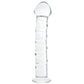 Clarity Seraphic Spiral Textured Glass Dildo