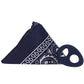 Rock Solid The Code C-Ring and Bandana Set in Navy Blue