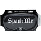 Ouch! Printed Satin Spank Me Blindfold
