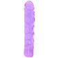 Reflective Gel 7.5 Inch Jr. Dildo in Purple