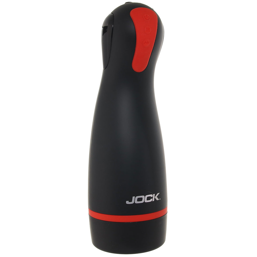 Jock Blaze Vibrating, Sucking & Warming Stroker  PinkCherry
