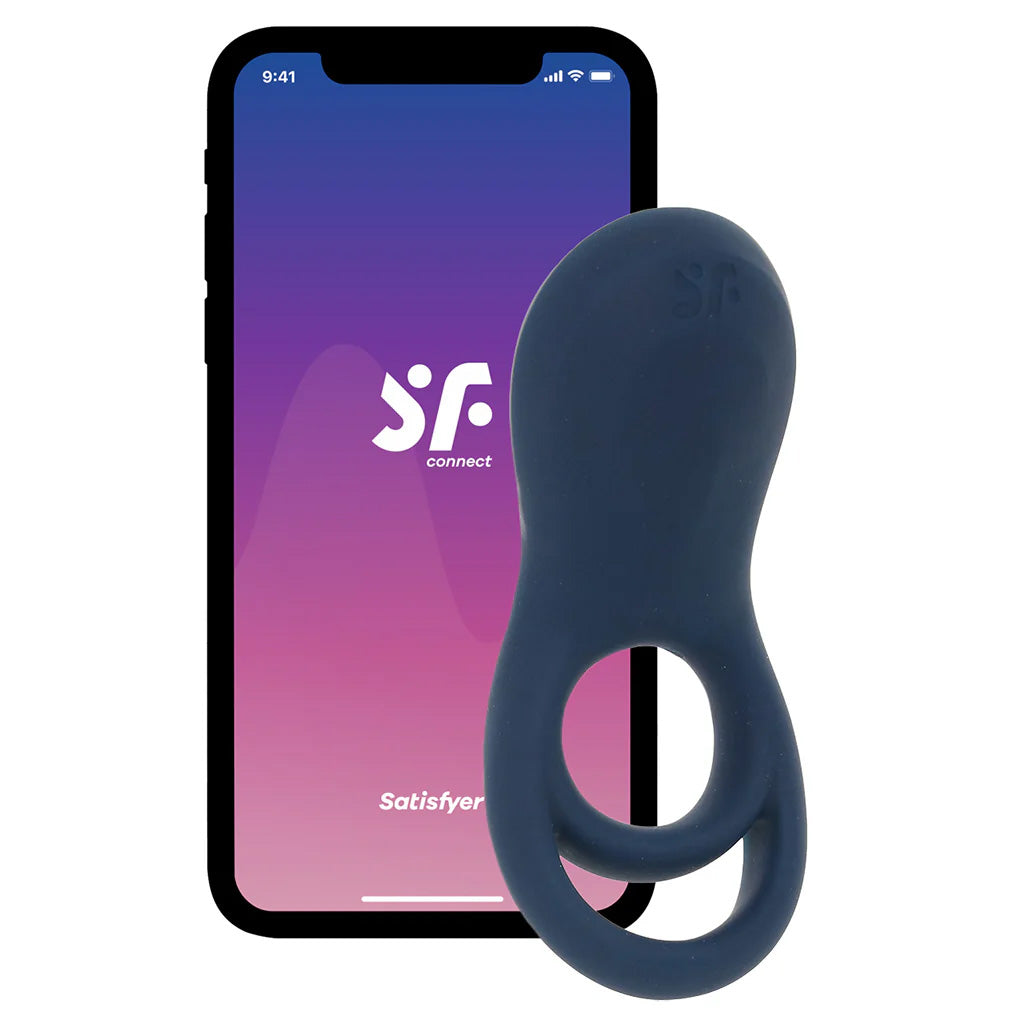 Satisfyer Epic Duo Vibrating Cock Ring – PinkCherry