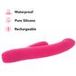 PinkCherry Realistic Slim Rabbit Vibe in Pink