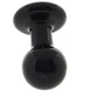 The Classic Round 3 Piece Butt Plug Set in Black