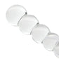 Clarity Elysian Pearls Beaded Glass Dildo
