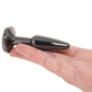 Rear Assets Small Tapered Butt Plug in Gunmetal