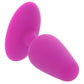 Bang! Vibrating Silicone Butt Plug in Purple