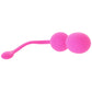 Dual Rechargeable Silicone Kegel Balls in Pink