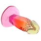 Crystal Jellies 4.5 Inch Classic Dildo in Rainbow