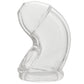 Rock Solid The Cock Cage in Clear
