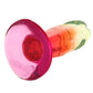 Crystal Jellies 4.5 Inch Classic Dildo in Rainbow