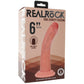 RealRock 6 Inch Dual Density Dildo in Light