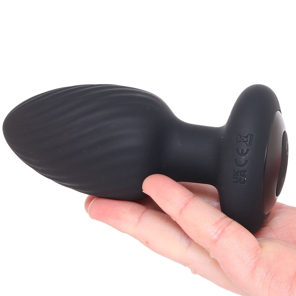 Tornado Remote Rotating Butt Plug Vibe in Large PinkCherry Tornado Remote Rotating Butt Plug Vibe in Large PinkCherry