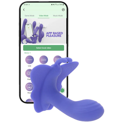 Connect App Controlled Venus Butterfly Wearable Vibe PinkCherry Connect App Controlled Venus Butterfly Wearable Vibe PinkCherry
