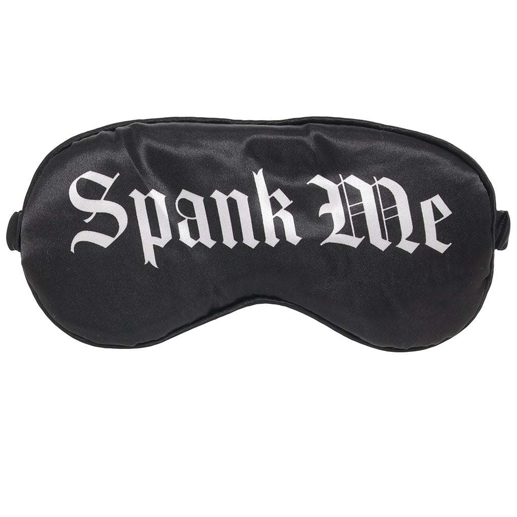Ouch! Printed Satin Spank Me Blindfold