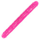 RealRock Glow In The Dark 15 Inch Double Dildo in Pink