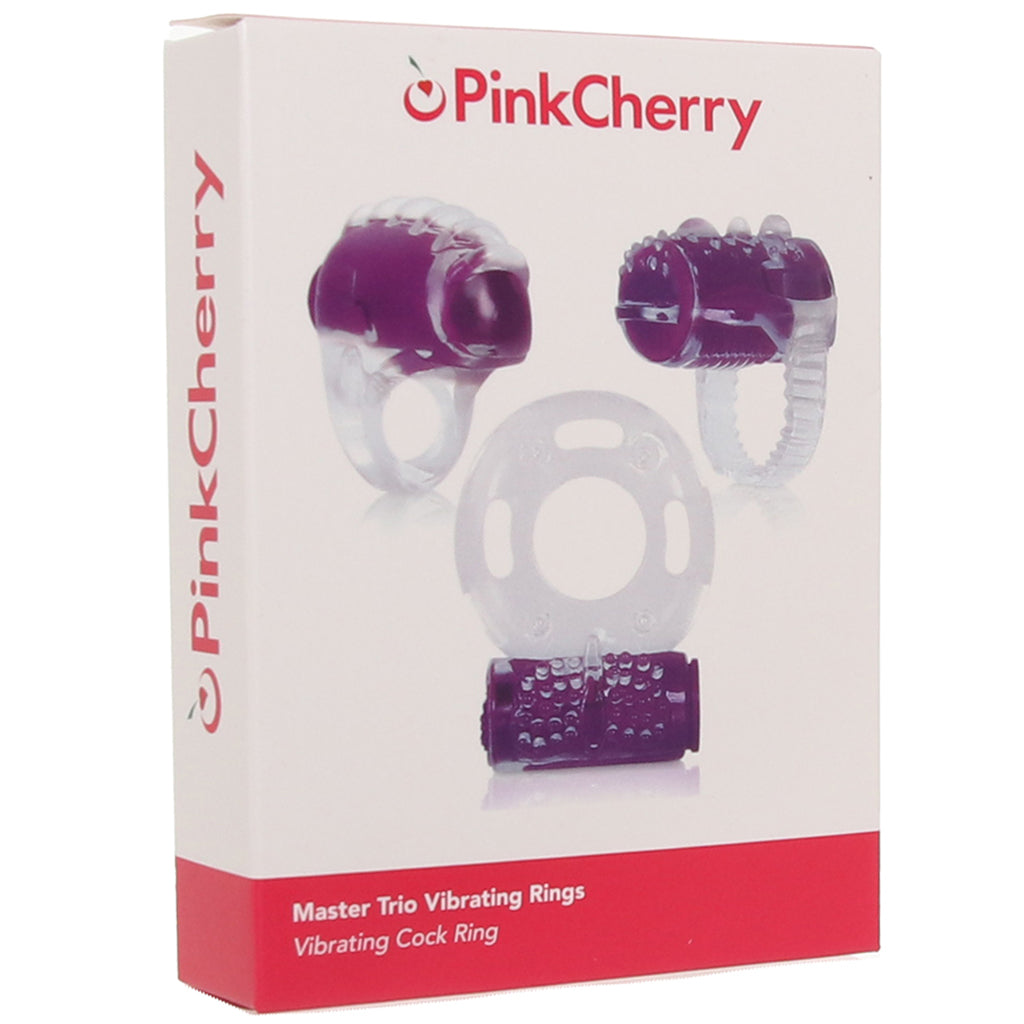 PinkCherry Master Trio Vibrating Rings Set PinkCherry PinkCherry Master Trio Vibrating Rings Set PinkCherry