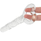 Clarity Hera's Caress Playful Passion Glass Dildo