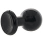 Round Butt Plug Medium in Black