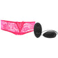 Low Rise Hot Pink Lace Panty & Love Egg XL