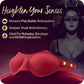 Temptasia Ardor Silicone Blindfold in Red
