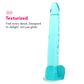 Size Queen 12 Inch Jelly Dildo in Blue
