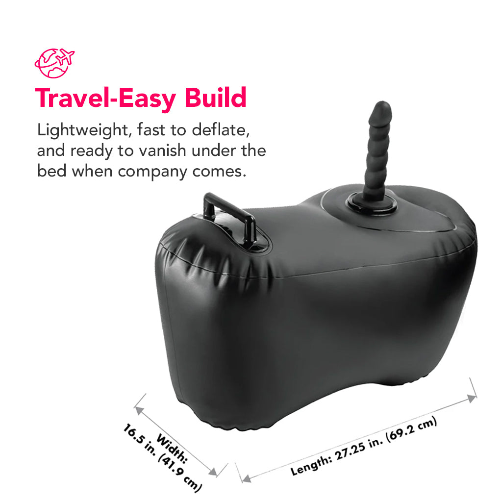 Fetish Fantasy Body Dock Inflatable Love Seat PinkCherry Fetish Fantasy Body Dock Inflatable Love Seat PinkCherry