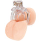 Blueline Acrylic See Thru Mini Cock Micro Chastity Cage