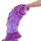 Crystal Jellies 8.5 Inch Invader Dildo in Purple