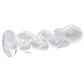 Clarity Seraphic Braid Glass Dildo