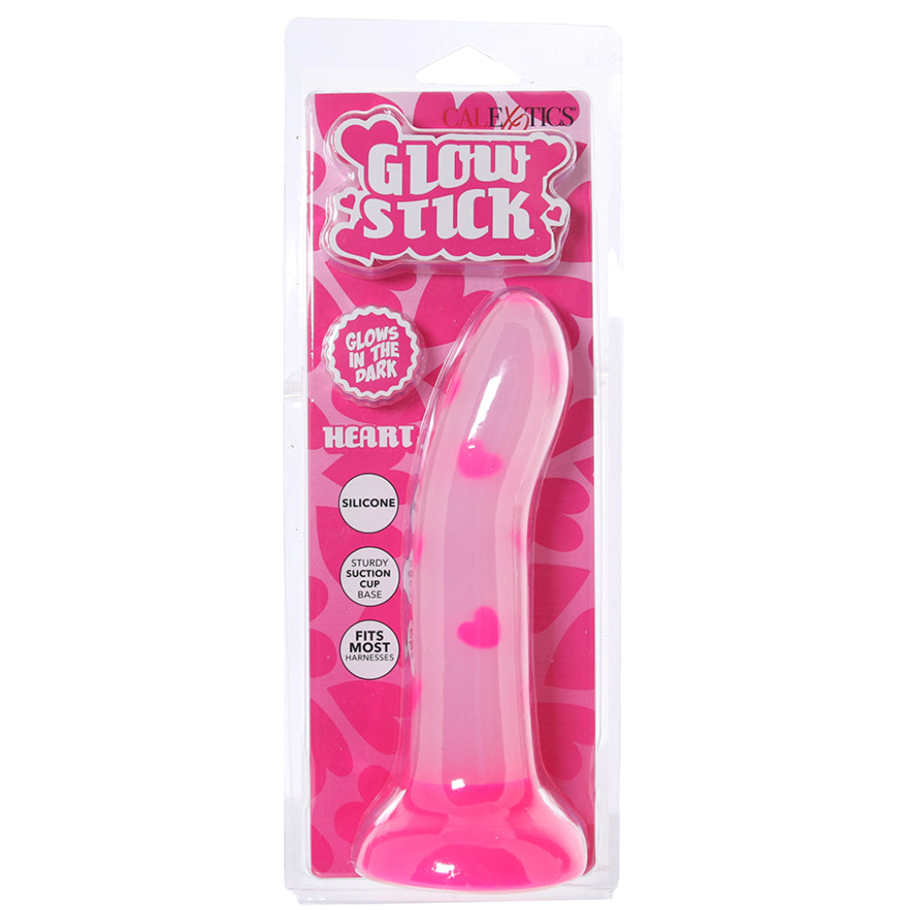 Glow Stick Heart Glow in the Dark Dildo PinkCherry Glow Stick Heart Glow in the Dark Dildo PinkCherry