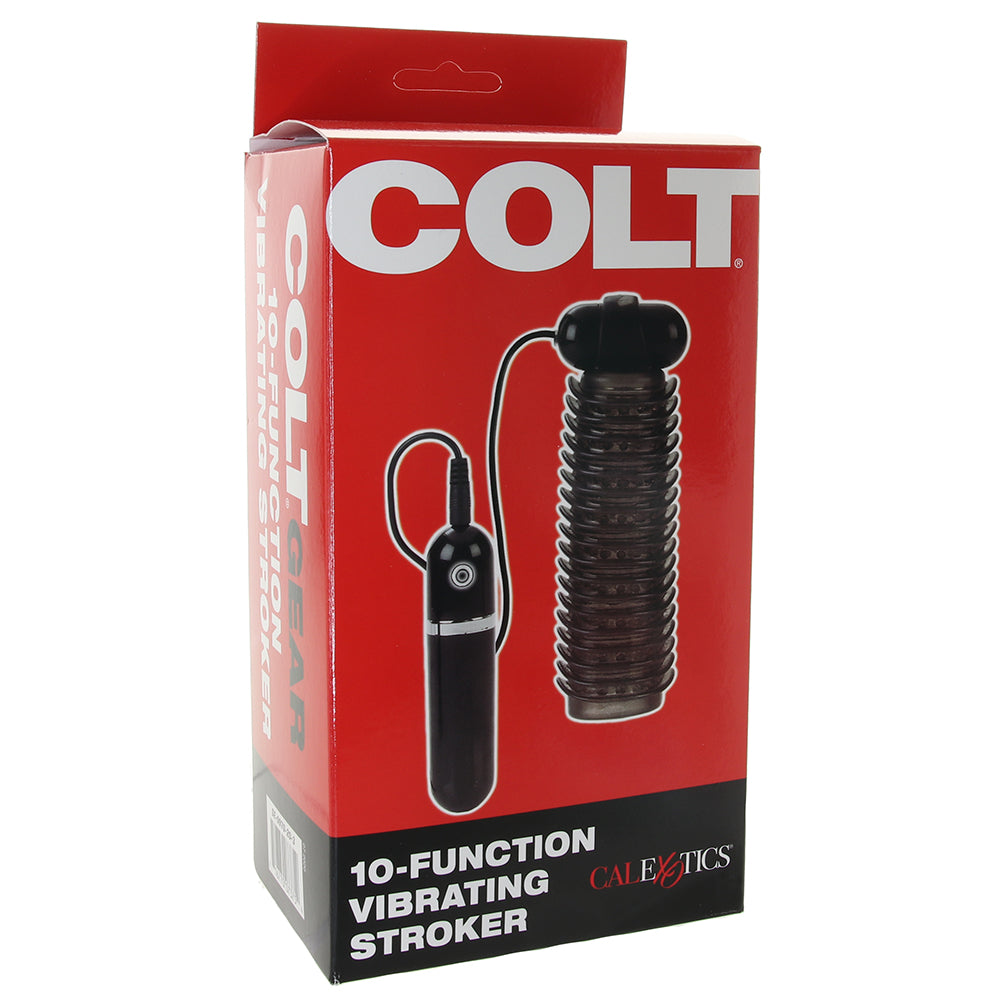 Colt 10 Function Textured Vibrating Stroker in Smoke PinkCherry Colt 10 Function Textured Vibrating Stroker in Smoke PinkCherry