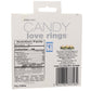 Edible Candy Love Rings in 3 Pack