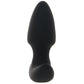 Bang! Thrusting & Vibrating Silicone Butt Plug in Black