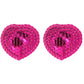 Nipple Couture Pink Sequin Heart Covers