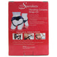 Vibrating Corsette Strap-On Harness in Black