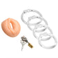 Master Series Pussy Chastity Cage in Light