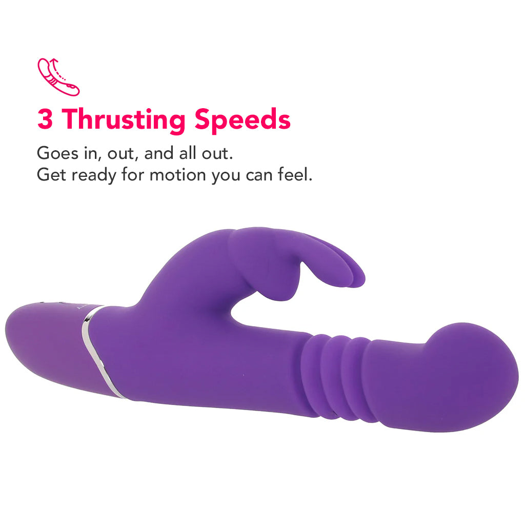 PinkCherry Thrusting Rabbit Vibe in Purple PinkCherry PinkCherry Thrusting Rabbit Vibe in Purple PinkCherry