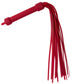 Temptasia Ardor Silicone Flogger in Red