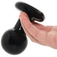 The Classic Small Round Butt Plug in Black