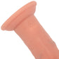 RealRock 8 Inch Dual Density Vibrating Dildo in Light