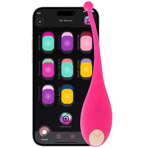 Palpitation App Control Egg Vibe in Fuchsia PinkCherry Palpitation App Control Egg Vibe in Fuchsia PinkCherry