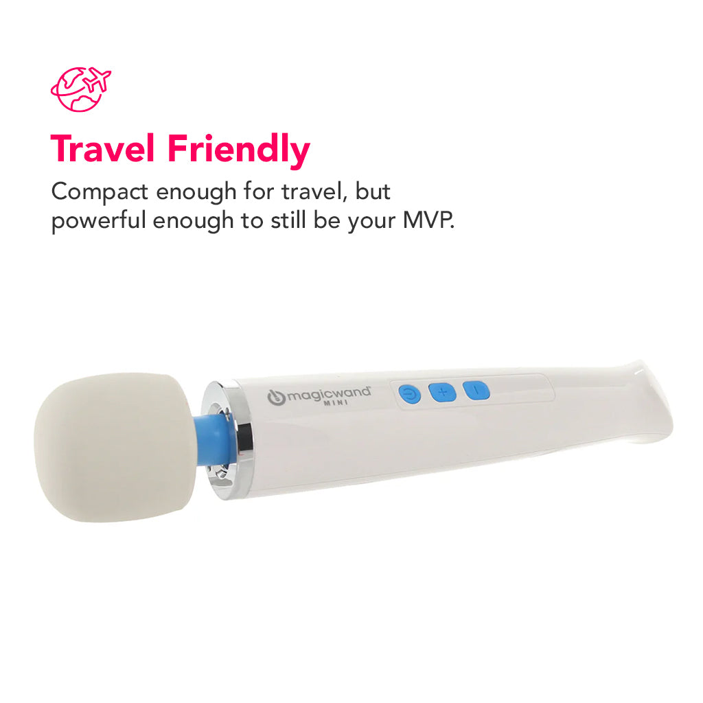 Mini Magic Wand Massager Vibrator by Vibratex | PinkCherry Mini Magic Wand Massager Vibrator by Vibratex | PinkCherry