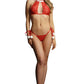 Snow Angel Red Lace Lingerie Set in OS
