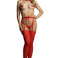 Jingle Glitter Red Nipple Stickers And Stockings