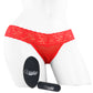 Wireless Remote Vibrating Red Panties in M/L